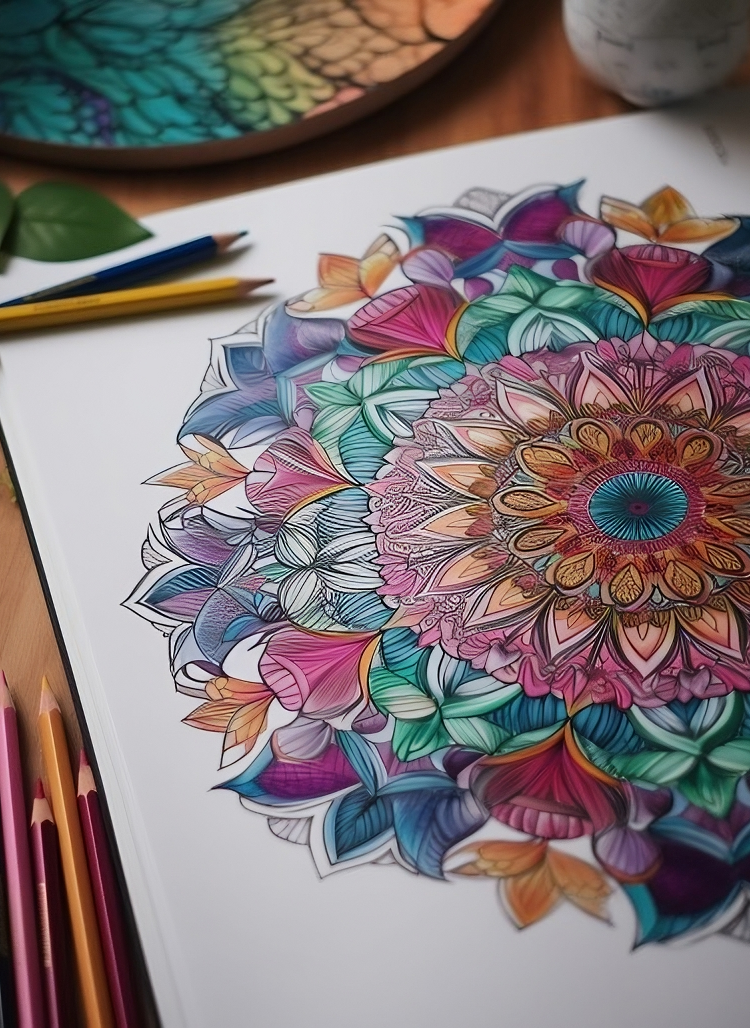 mandala coloring page